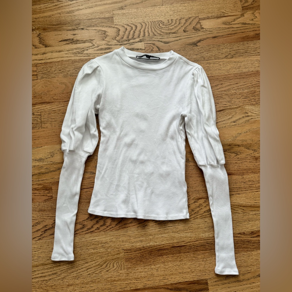 Veronica Beard Puff Sleeve Shirt